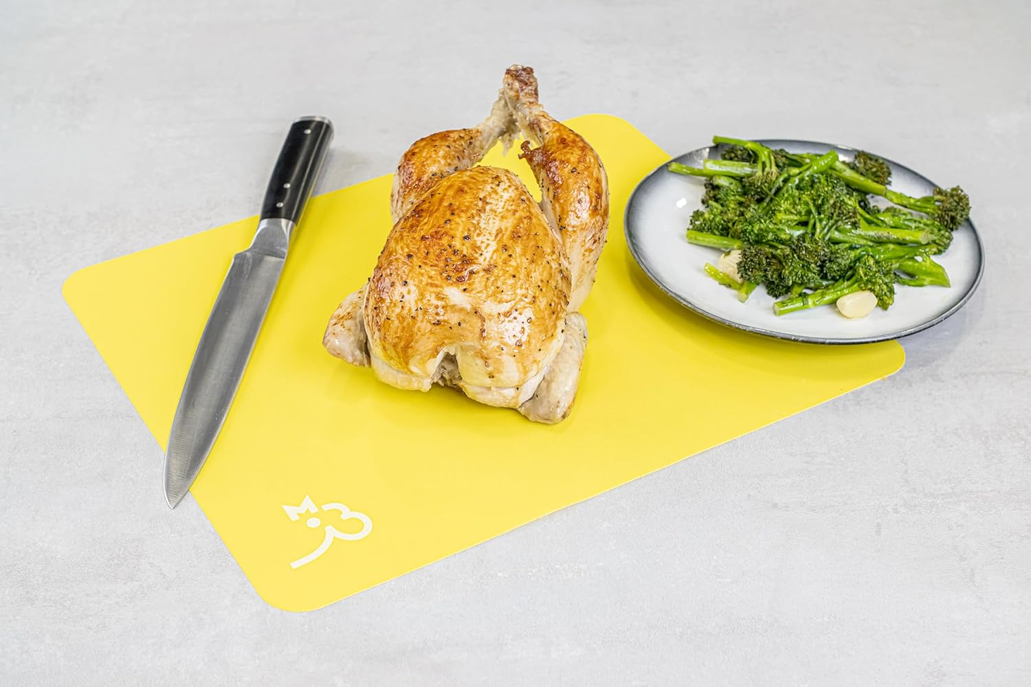 Kitchencraft KCFLEXCUT2 Colour Coded Chopping Board Set, Non Toxic Plastic, Multi-Colour, 4 Pieces, 38-30 Cm image number 6