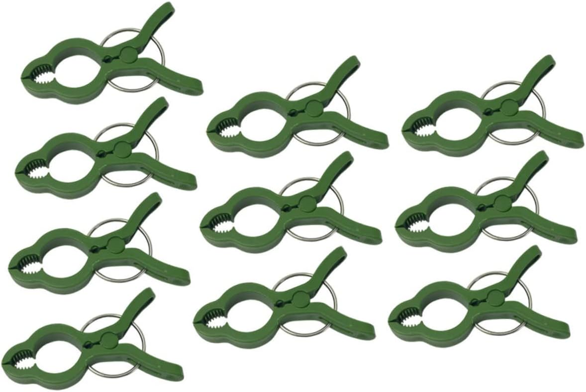 OFFSCH 20Pcs Green Plant Fixing Clips for Potted Branches Easy to Install Gardening Clips for Neat Plant Support and Organization for Orchids image number 2