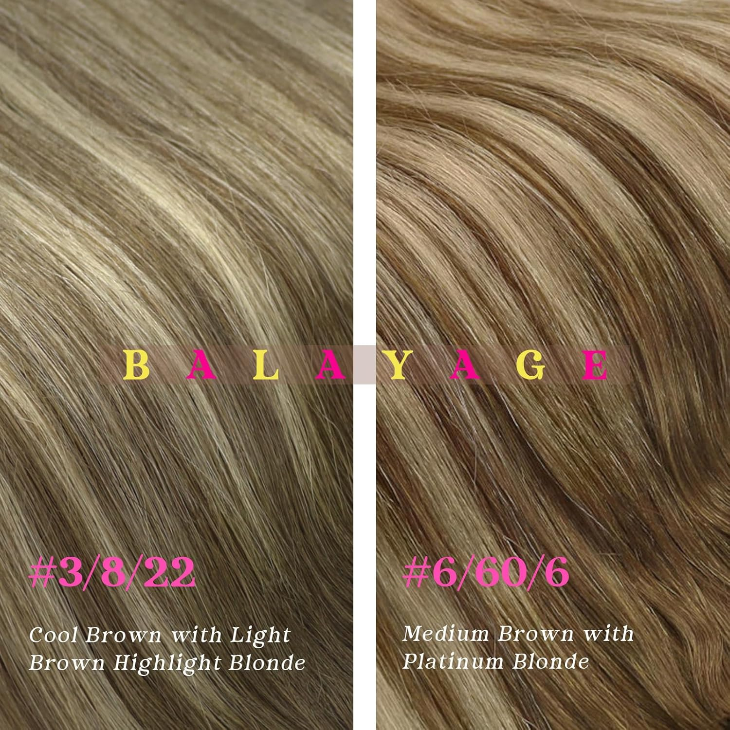 Vesunny 16Inch Clip in Ombre Blonde Hair Extensions Balayage Color #8 Light Brown Fading to #22 Blonde Mix Brown Full Head Clip in Hair Extensions Thick Human Hair 7Pcs/120G image number 6