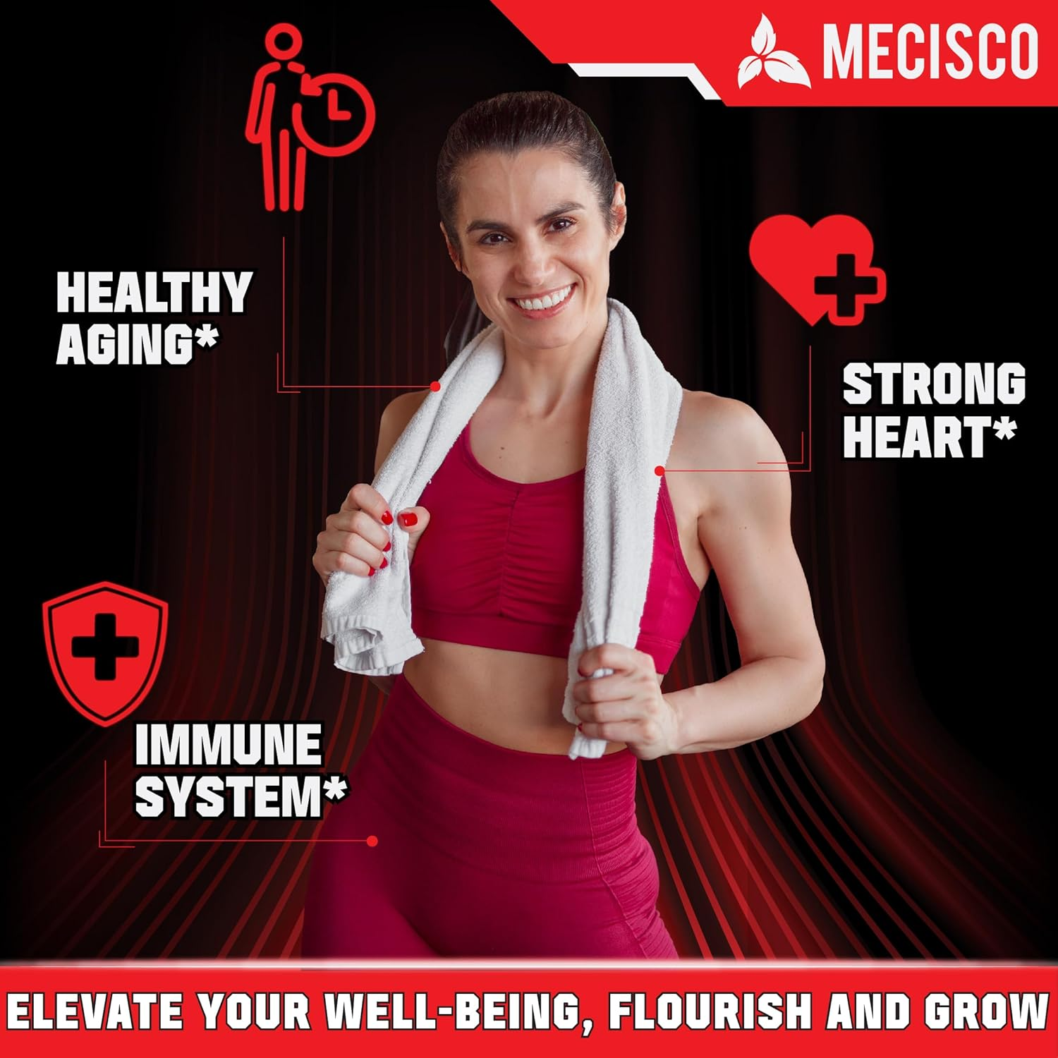 6In1 Resveratrol Supplement 35000Mg - Super Formula with Green Tea, Grape Seed, Acai Fruit, Quercetin & Red Wine - Support Mind, Heart Health & Immune System - 90 Capsules image number 2