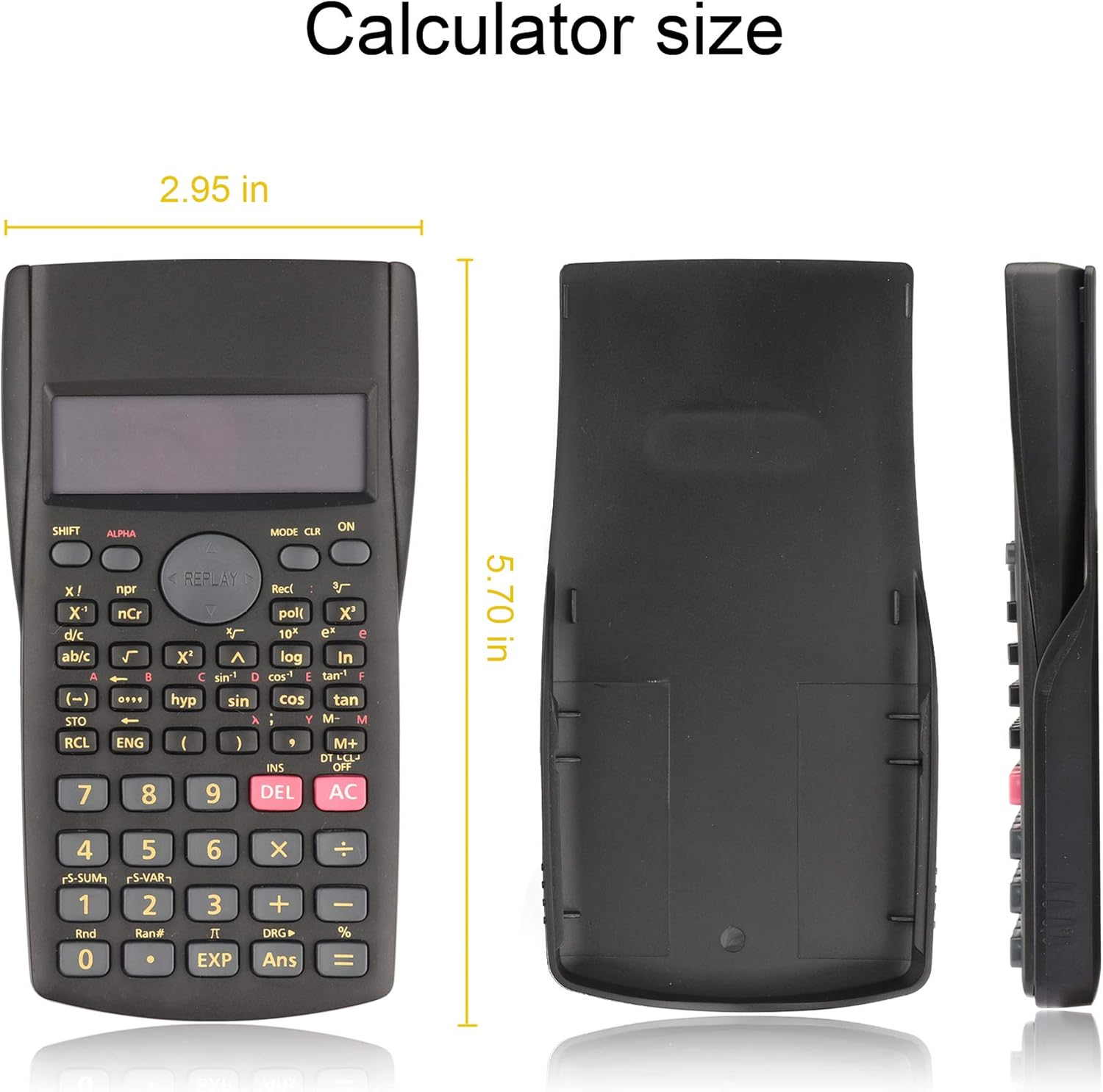 2-Line Engineering Scientific Calculator Function Calculator for School and Business (HY-82MS) image number 5