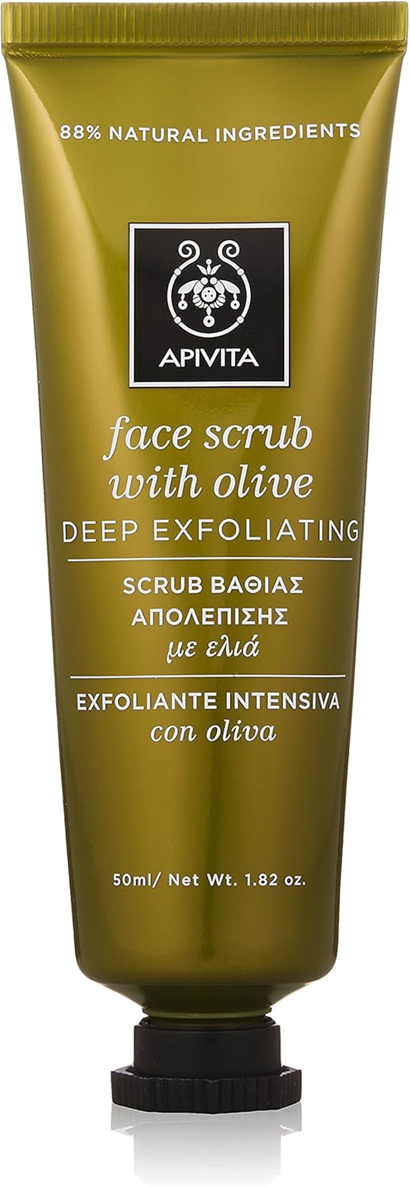 Apivita Face Scrub with Olive - Deep Exfoliating 50Ml/1.82Oz