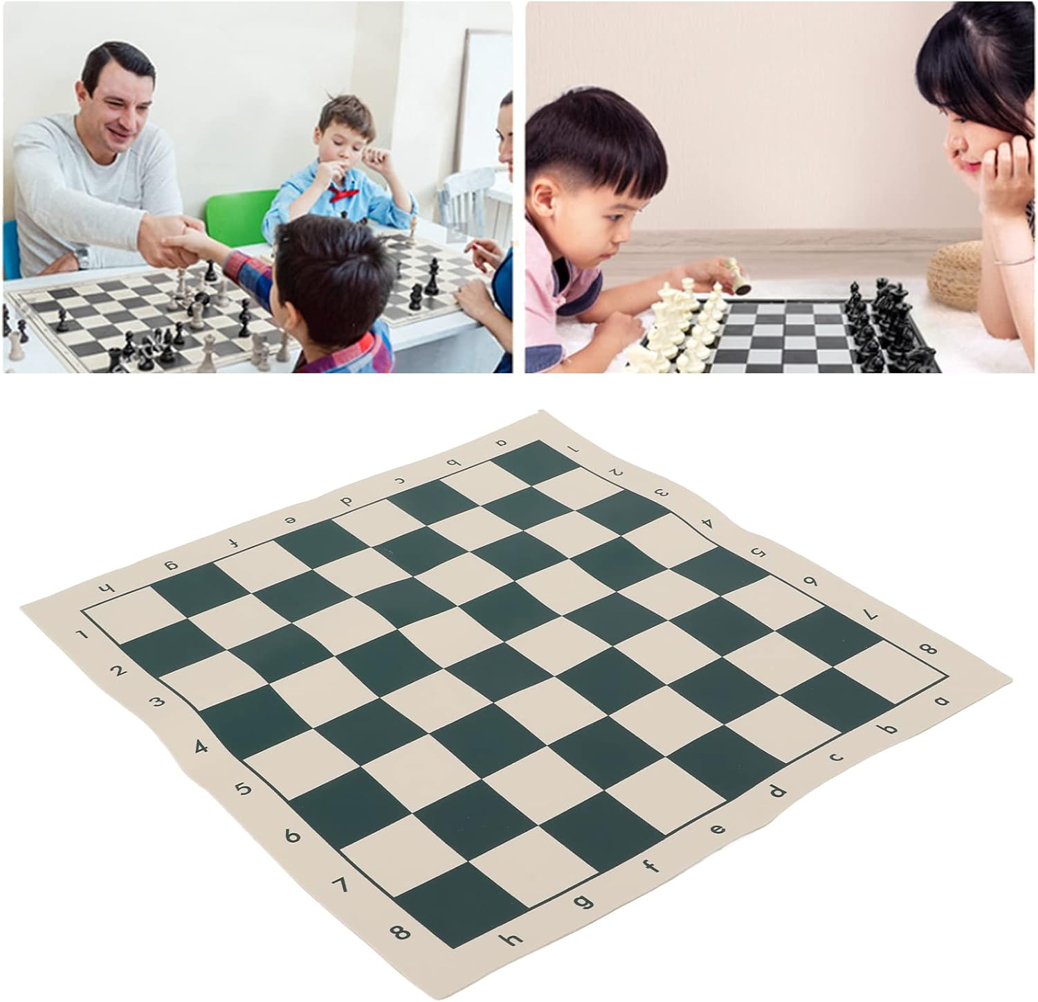 Chess Board, Flexible, Portable, Durable, Soft PVC, 2 Players, Age 6+ image number 2