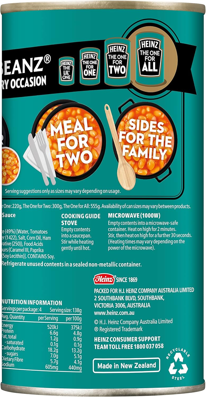 Heinz Canned Baked Beans in Ham Sauce image number 4