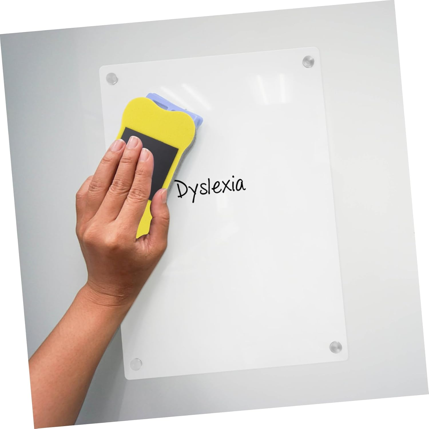 COHEALI Acrylic Fridge Dry Erase Board Magnetic Message Board Practical Planning Board Erasable Surface image number 1