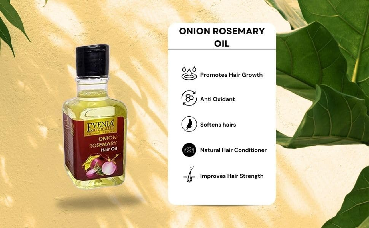 EVENIA AROMATIC ONION ROSEMARY HAIR OIL 120ML.