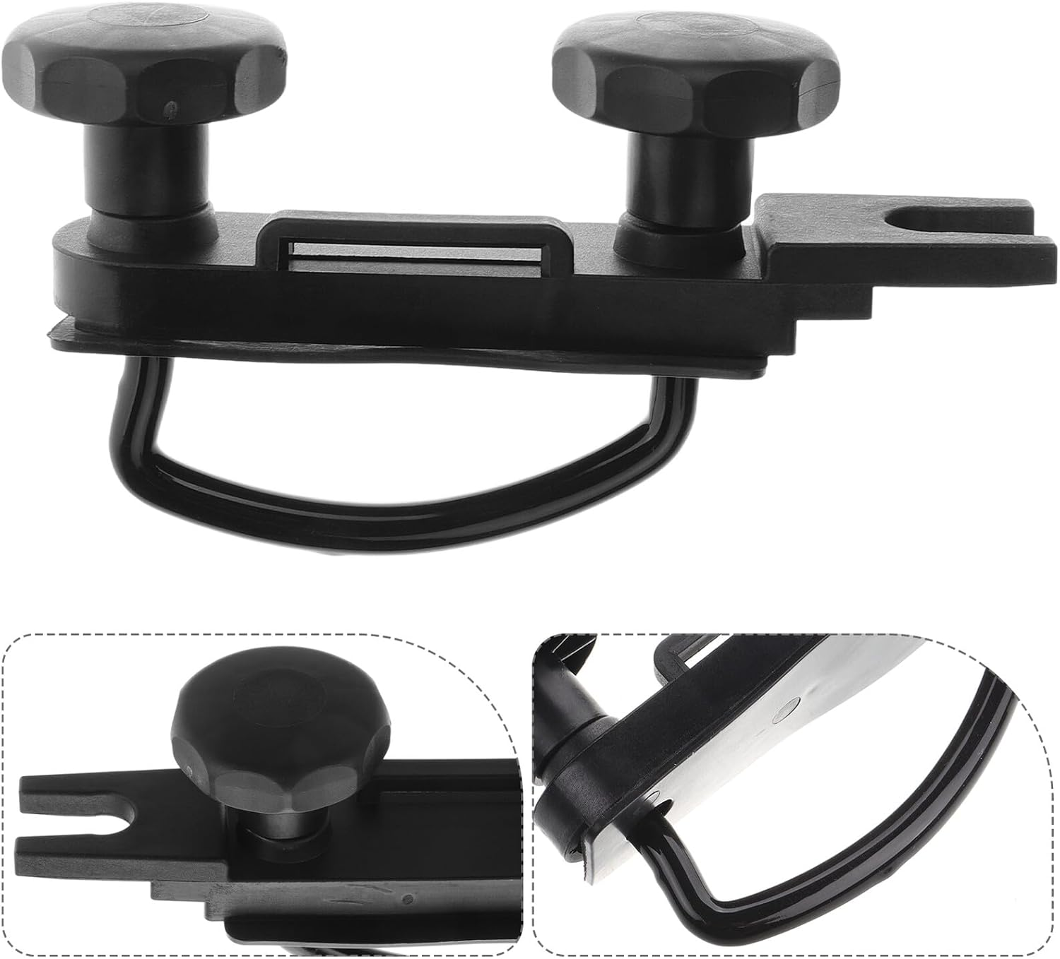 ABOOFAN Heavy-Duty U-Bolt Clamp Roof Rack Mounting Hardware for Car Cargo Carrier, Universal Fit U-Shaped Bolt Fixing Accessories for Roof Box and Rooftop Tent Installation image number 3