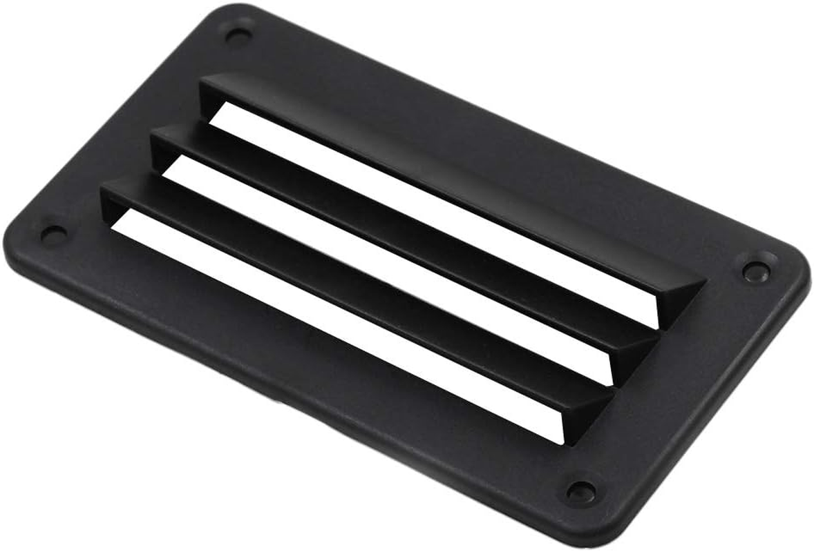 For Caravan, Boat Louvre, Black ABS Plastic 140Mm X 79Mm image number 5