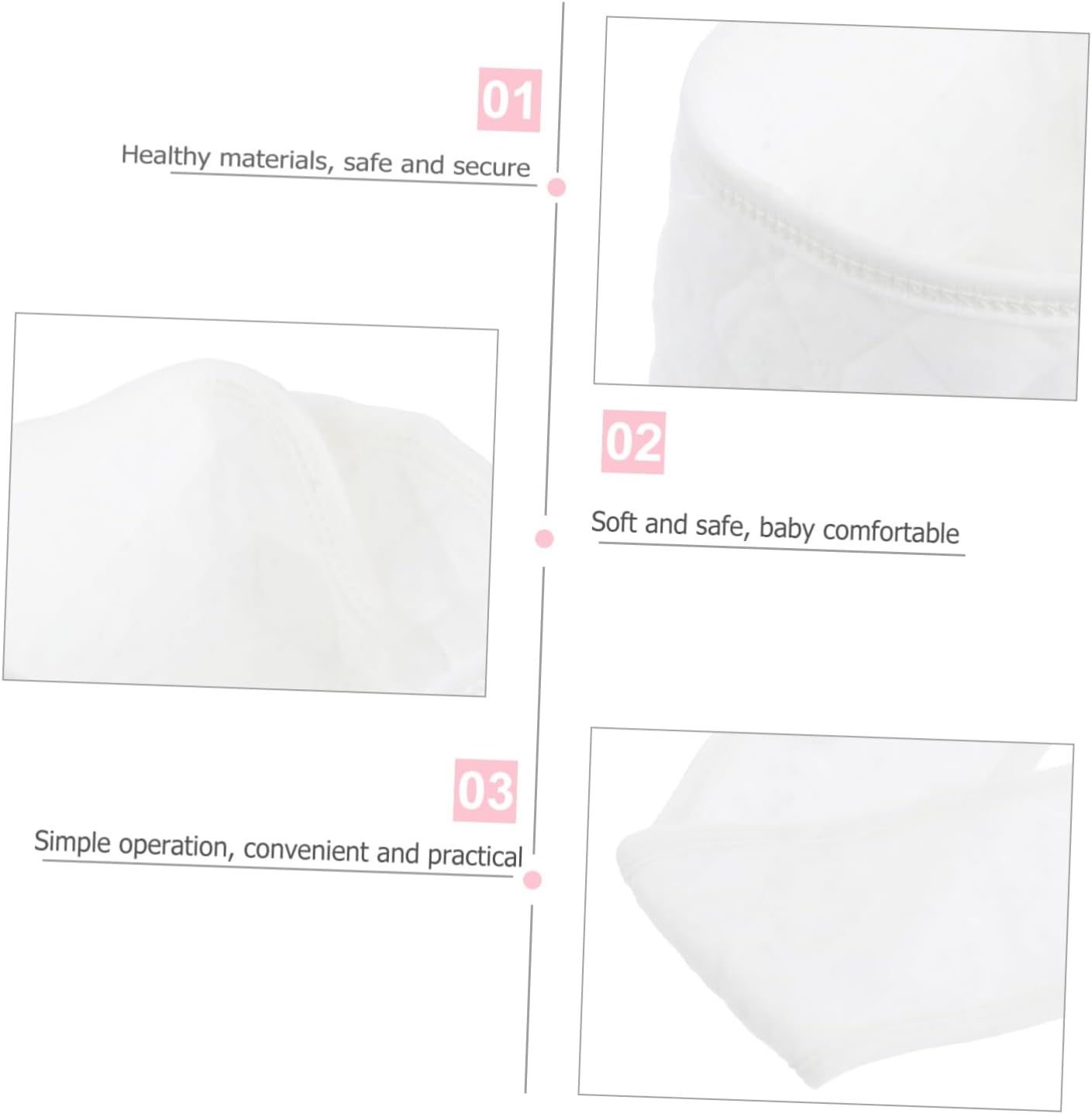 10Pcs Newborn Navel Belt Cotton Belly Button Band for Boy Girl Belly Wrap Protect Newborn Umbilical Cord image number 4