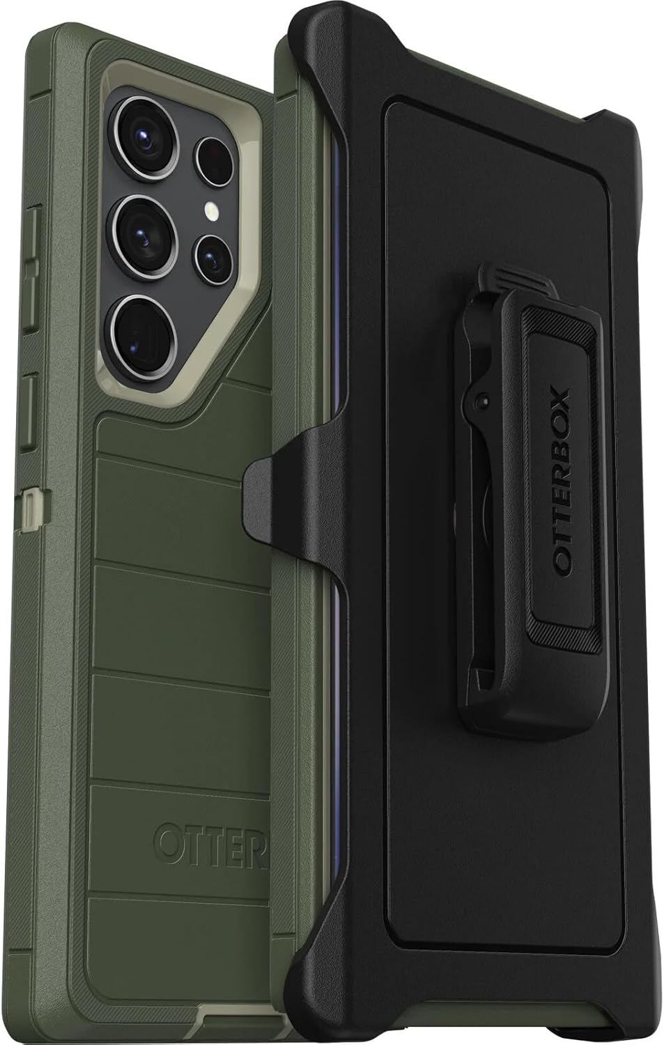 Otterbox Galaxy S23 Ultra (Only) - Defender Series Case - Blue Suede Shoes, Rugged & Durable, with Port Protection, Includes Holster Clip Kickstand, Microbial Defense Protection - Non-Retail Packaging