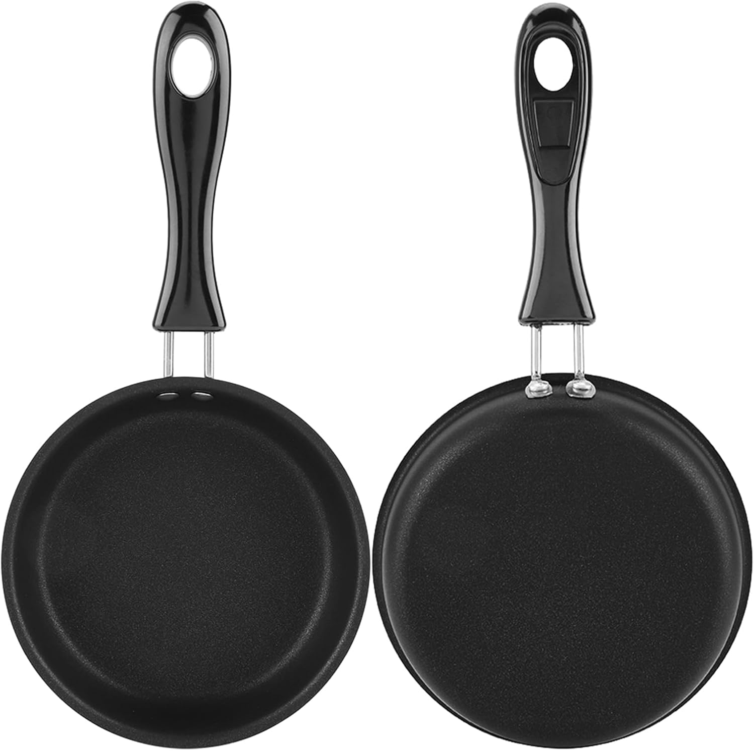Nonstick Frying Pan Portable Frying Pan Poached Egg Household Small Kitchen Cooker - Frying Pans image number 3
