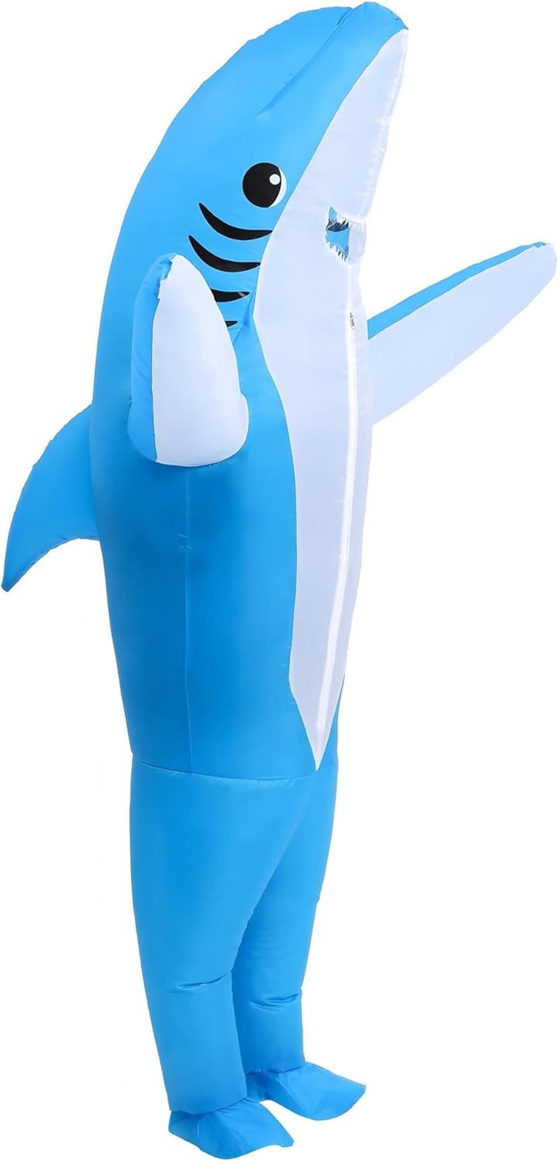 Eukalink Inflatable Shark Costume Adult Blow up Fancy Dress for Halloween, Parties Blue