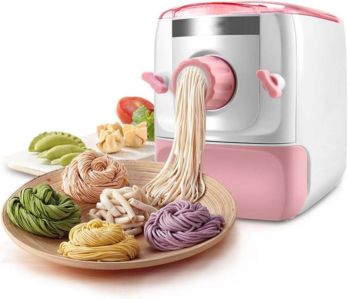 Noodle Maker, Multifunctional Noodle Press, 500G Capacity, with 7 Noodle Molds, 3 Minutes Quick Baking, Hidden Storage Drawer, Vertical Design, Kitchen Gadget for Non-Stick Noodles image number 5