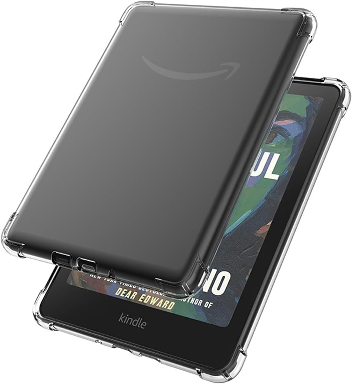 JOYAUS Silicone Case Cover for All-New Kindle Paperwhite (12Th Generation) 7 Inch 2024, Colorsoft 1St 2025 Signature Edition Crystal-Clear Shockproof Thin Yellowing-Resistant Slim Transparent TPU image number 4