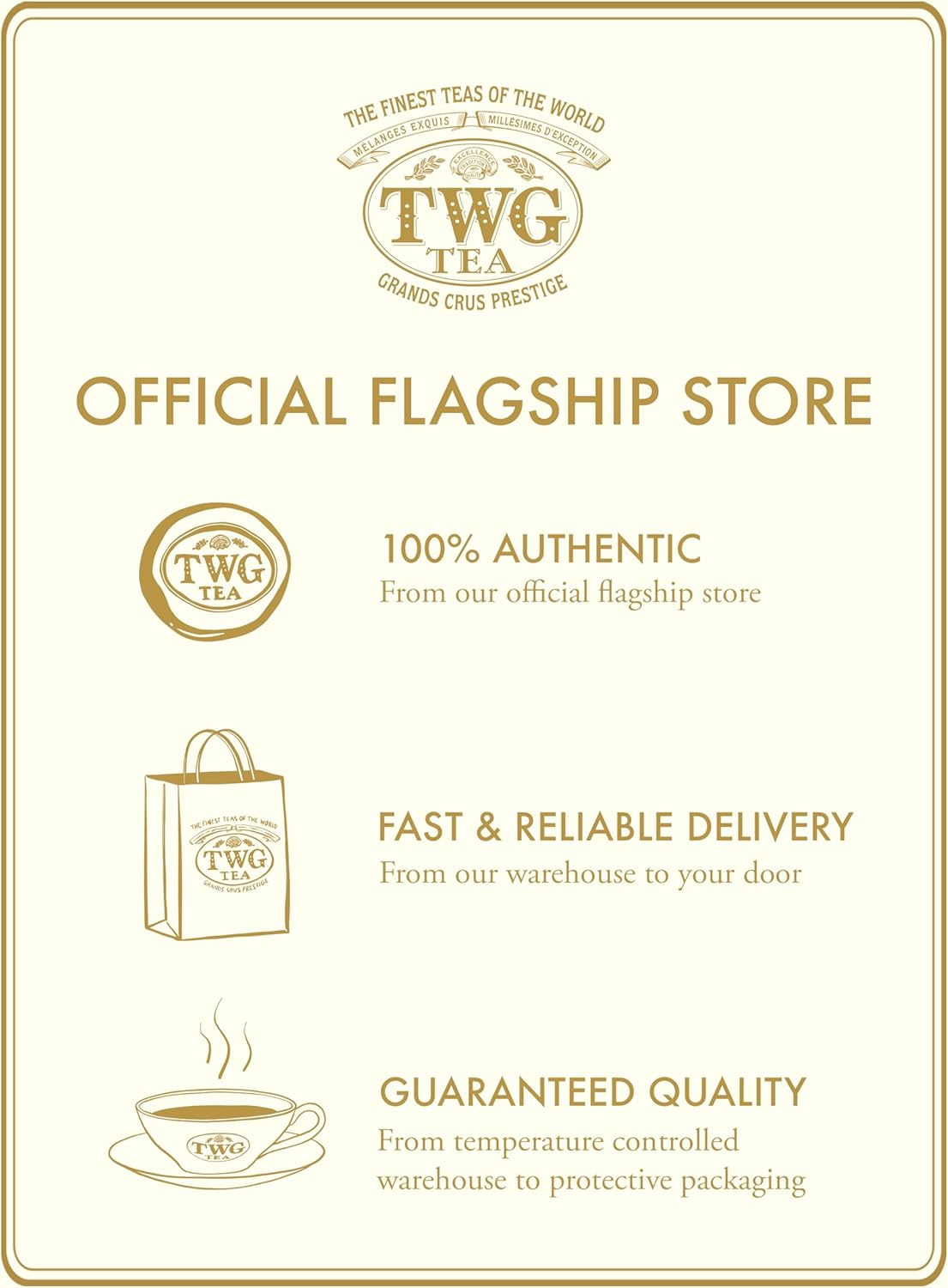 TWG Tea | Imperial Oolong | Oolong Tea | Sweet & Fruity Savour | 15 Hand Sewn Cotton Tea Bags | Gift Set