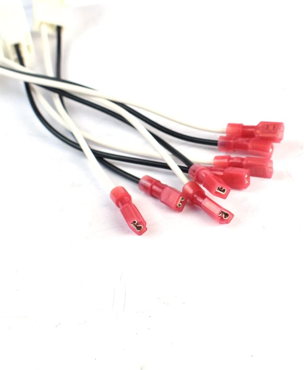 4 Pack Speaker Harness for Jeep Dodge Chrysler Models Front Rear Door Speaker Wiring Harness Adapter 72-6514 - Door Speaker Replacement image number 3