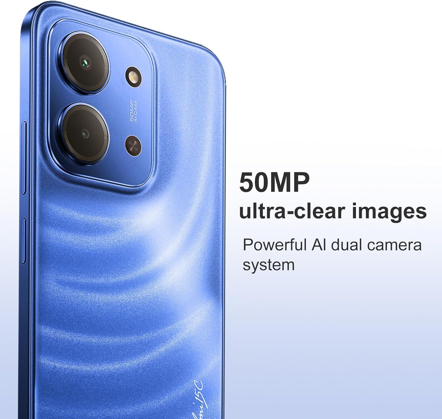 XIAOMI Redmi 15C Smartphone - 4 GB / 128 GB, Screen 6.9 Inches, 120 Hz, 50 MP Dual Camera, 6000 Mah Blue, No Charging Adapter (With Mobile Phone Case) image number 3