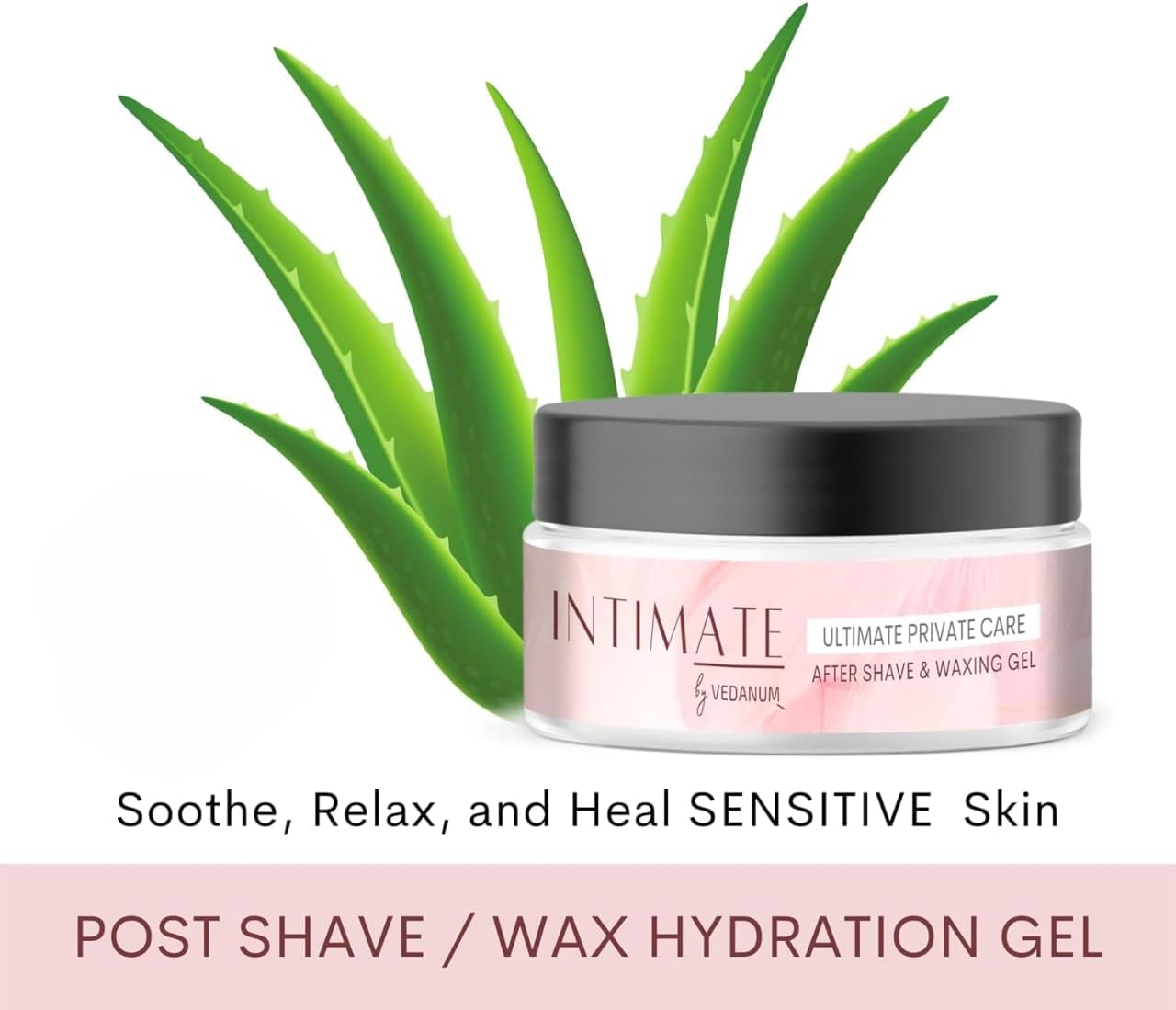 MANTRAMART after Shave & Post-Wax Soothing Gel for Women &ndash; Sensitive & Intimate Areas &ndash; Hydrating, Cooling Skincare &ndash; Combo Pack 50 G Each image number 1