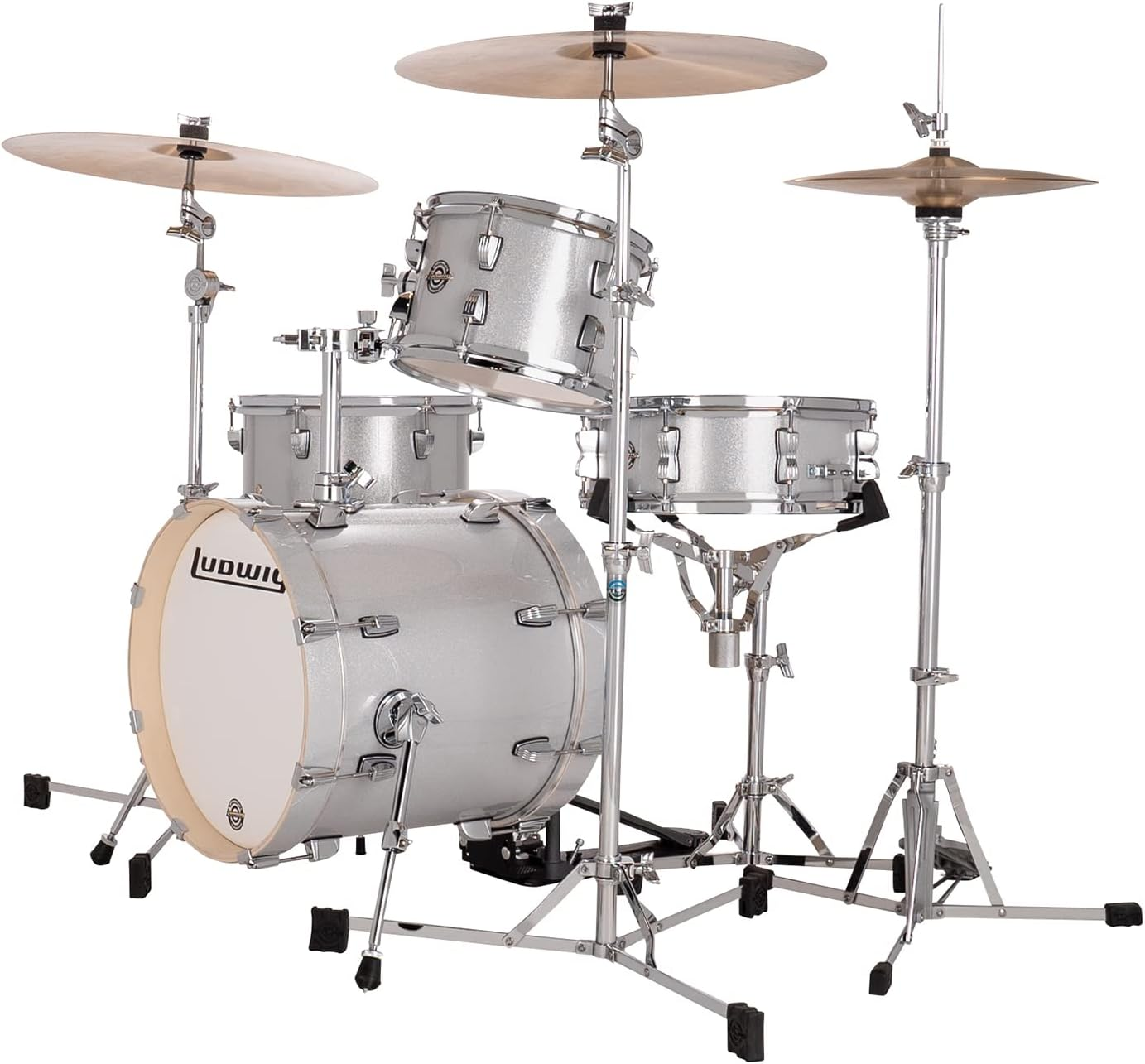 Radic Ludwig Drum Set, Breakbeats Breakbeats [LC2797] Silver Sparkle image number 3