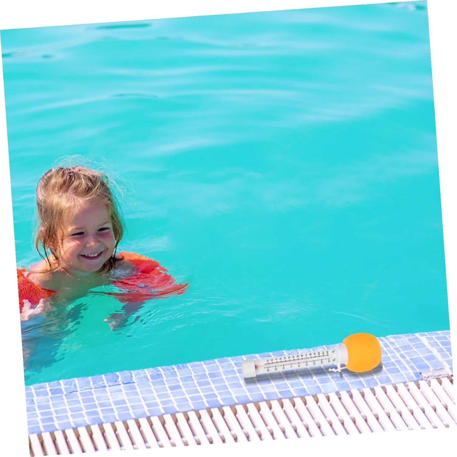NUOBESTY Floating Pool Thermometer for Temperature Indicator Easy Read Display for Baths Hot Tubs Spas and Swimming Pools
