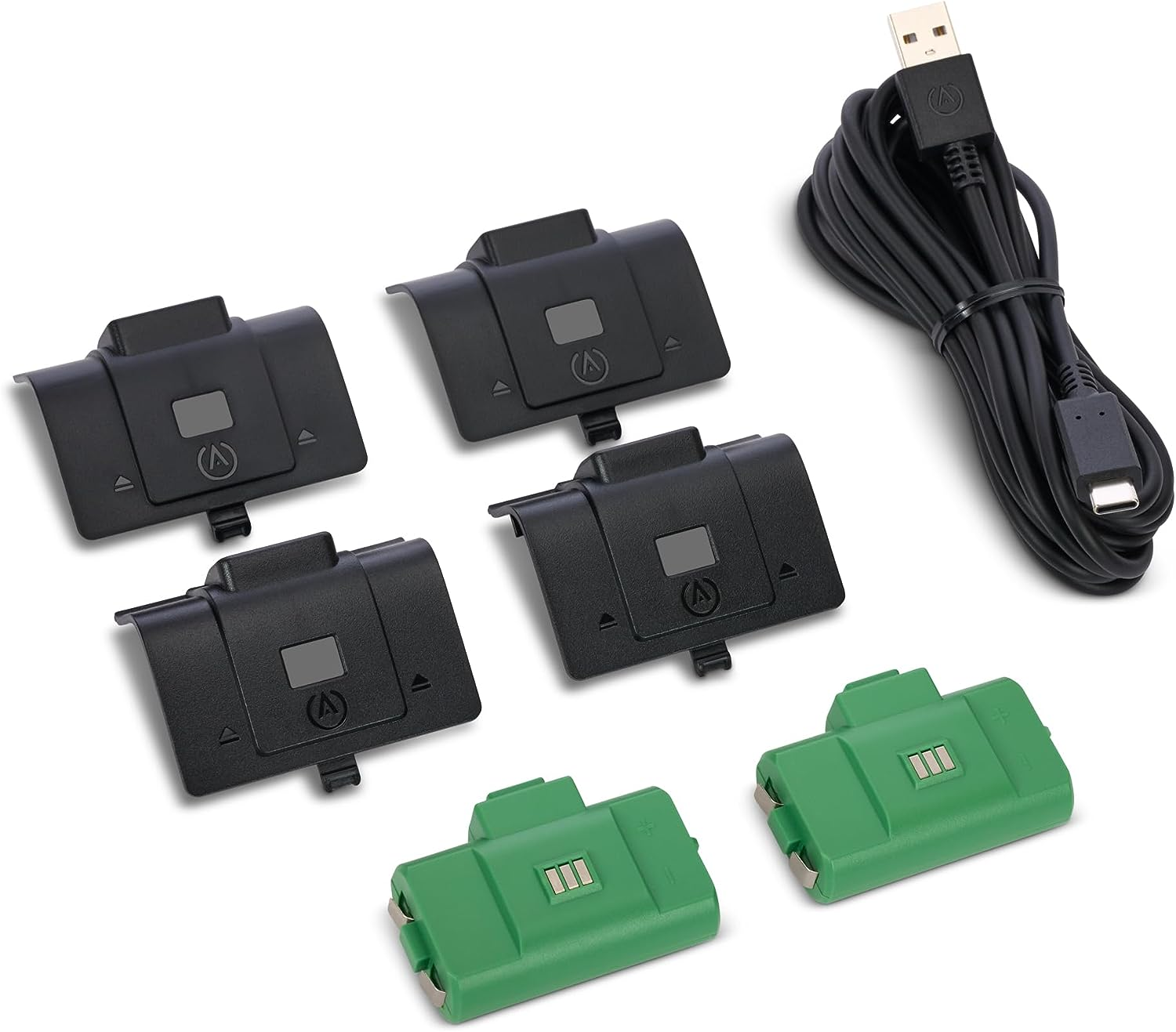 Powera Play & Charge Kit for Xbox Series X/S, Black/Green image number 6