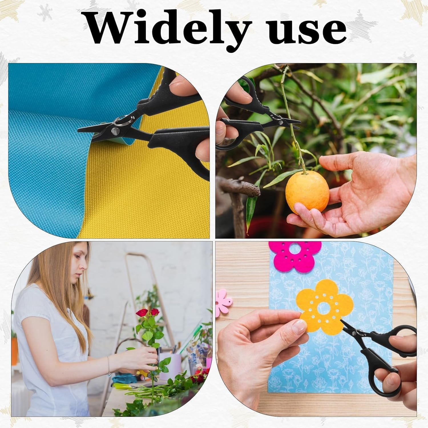 Fokmuaex 1Pcs Stainless Steel Fishing Scissors &ndash; Black Titanium Coated Braided Line Cutter with Hook & Retractable Lanyard image number 3