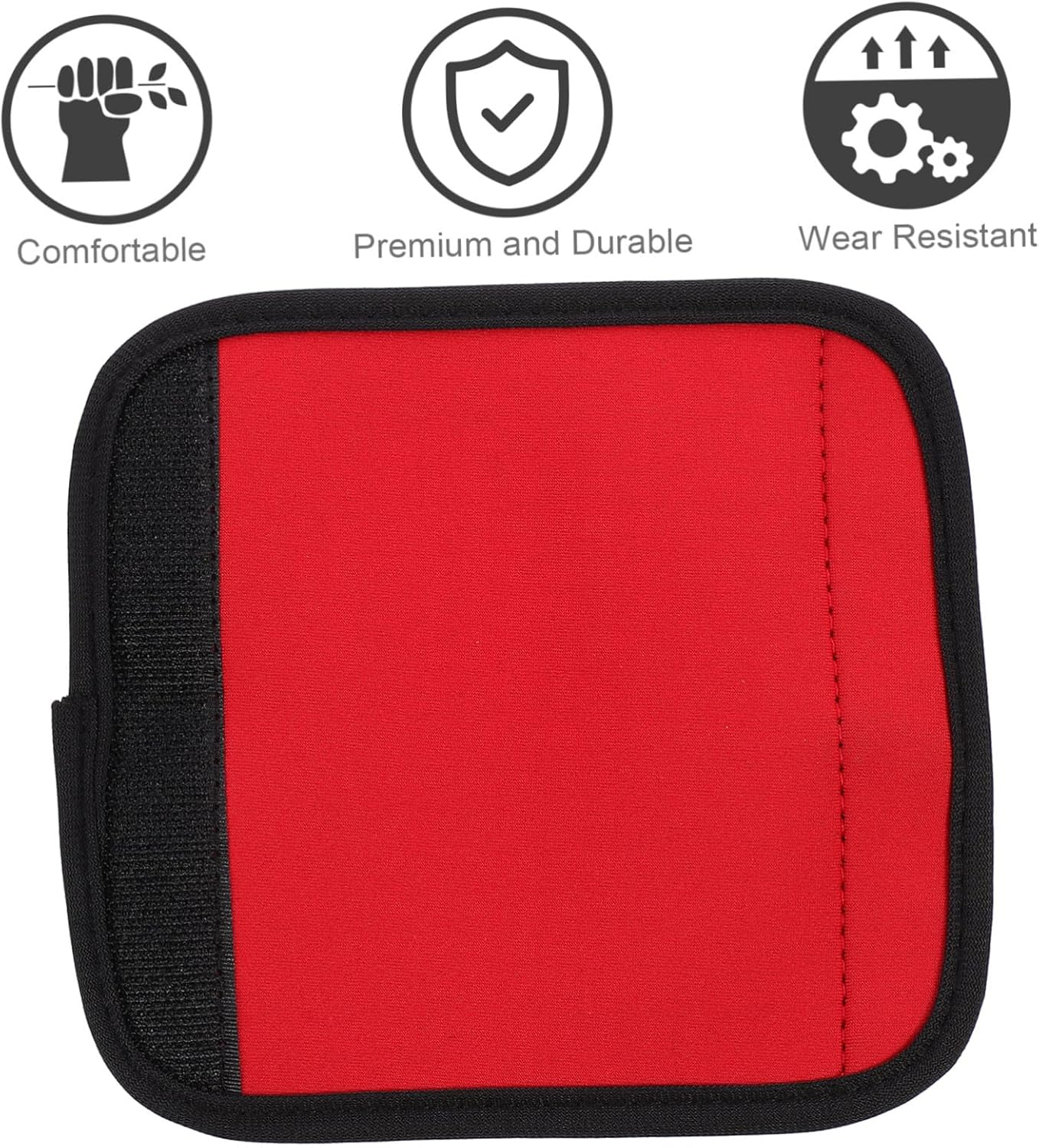 VALICLUD Neoprene Luggage Suitcase Handle Wraps with Adhesive Buckle Comfortable Protective Hand Grips for Travel Business Trips Camping Easy to Install and Multi-Functional Handle Covers image number 1