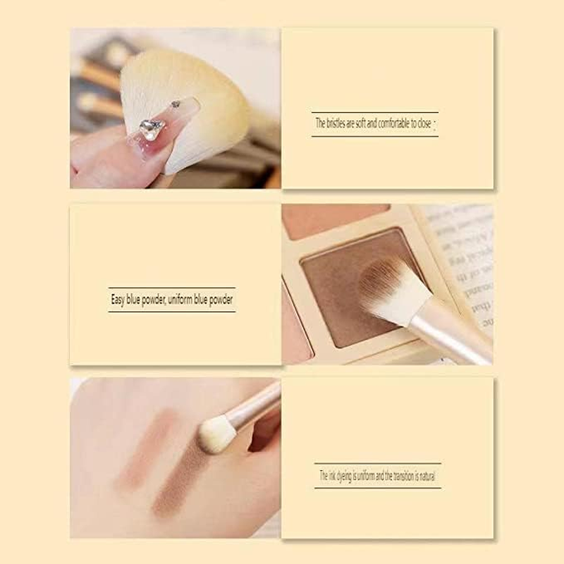 Travel Size Makeup Brushes Set, Easy-Taken Mini Makeup Brush Set with Case and Mirror for on the Go (Pink)