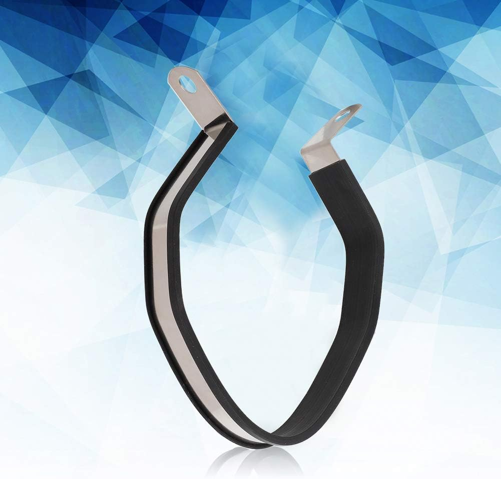 Motorcycle Exhaust Hanger, Hexagon Muffler Pipe Silencer Hanger, Motorcycle Exhaust Pipe Bracket, Universal Exhaust Pipe Bracket for Most Motorcycle image number 1