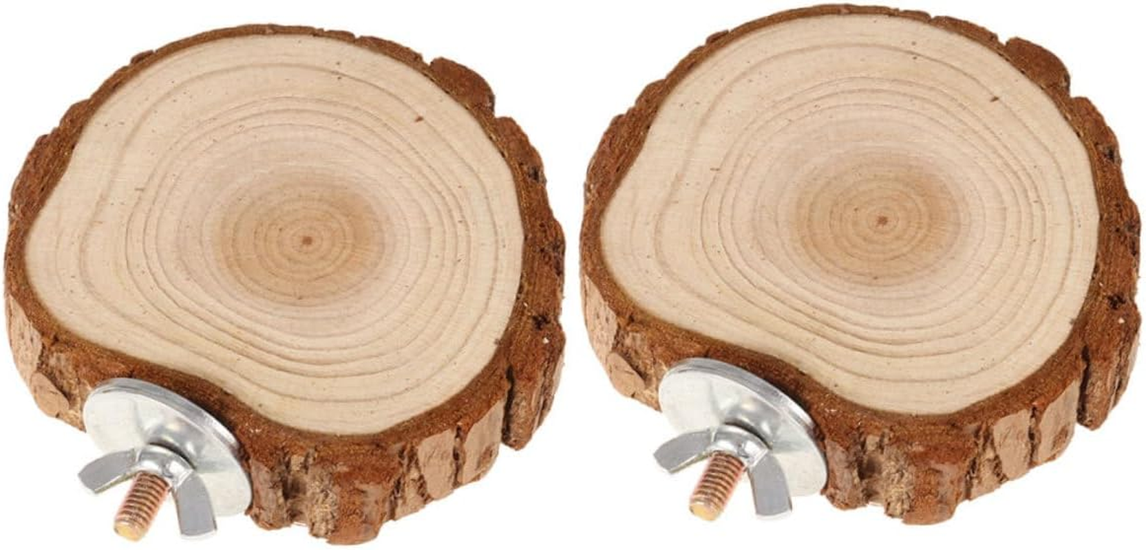 Hohopeti 2Pcs Bird Toys Bird Platforms Parrot Decoration Guinea Pig Hutch Gym Plaything