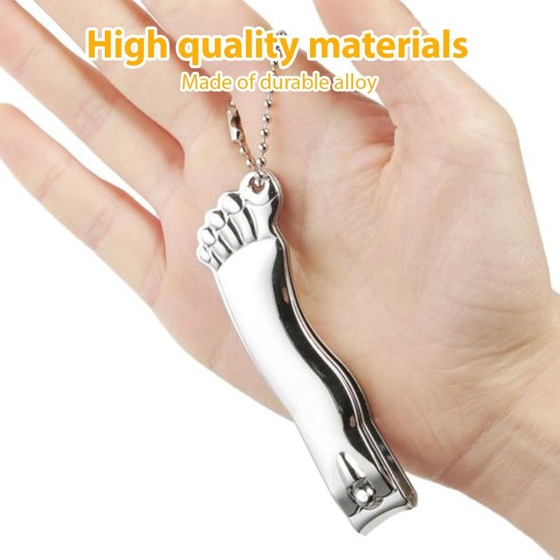 Nail Clippers Set, Premium Stainless Steel Fingernail and Toenail Clipper Cutter, Nail Clippers for Hands and Feet, Clean and Hygienic with Nail File Sharp, Effortless Stainless Steel Nail Clipper