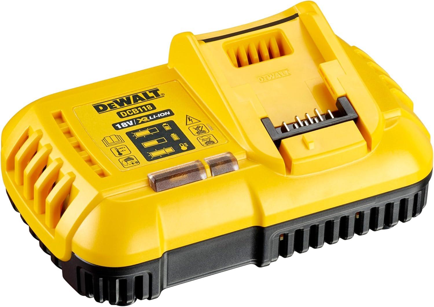 DEWALT DCB118 XR Flexvolt Fast Charger - Yellow/Black image number 1