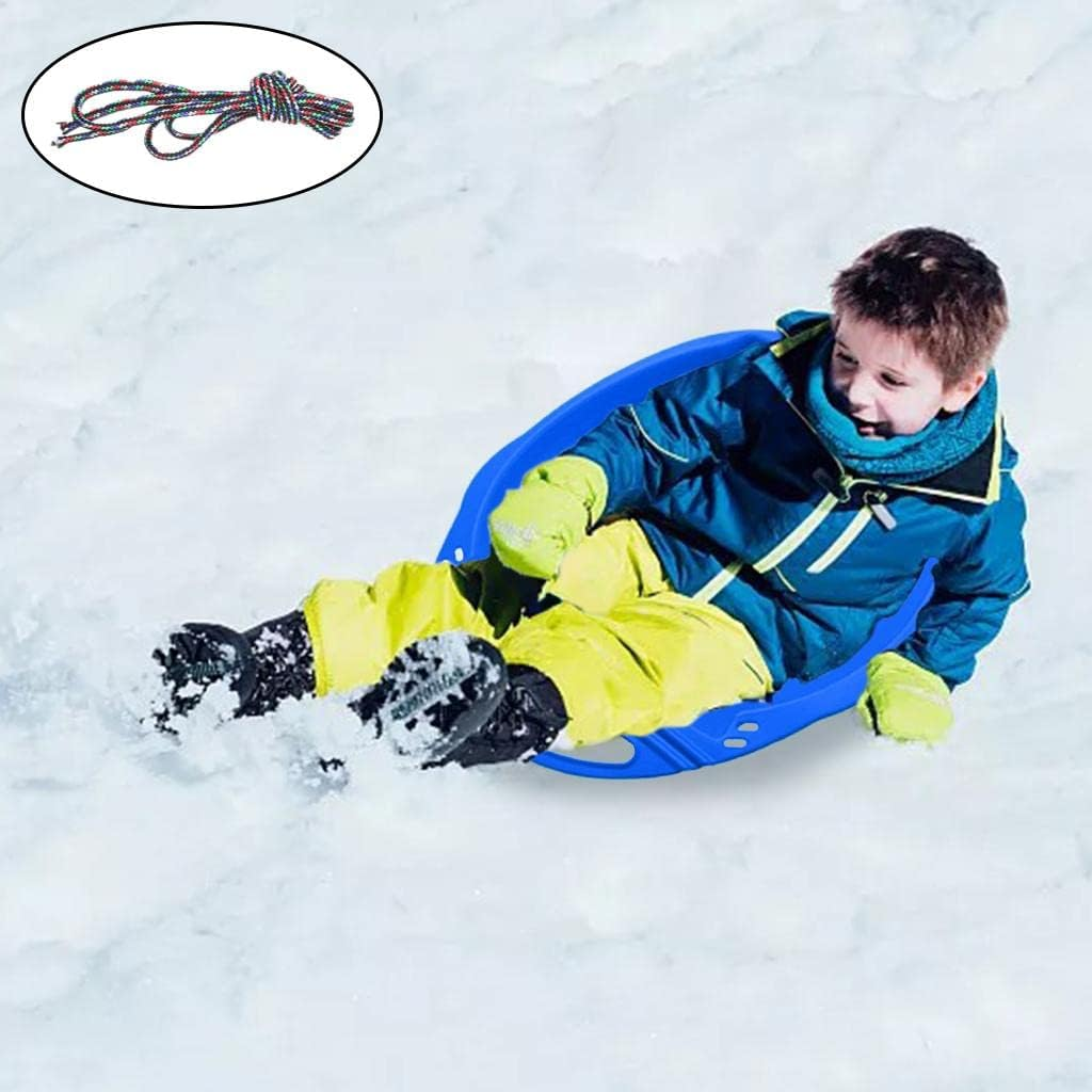 Aternee Snow Sled Sledge Skiing Toboggan Board Outdoor Luge Sports Game Kids - Red image number 5