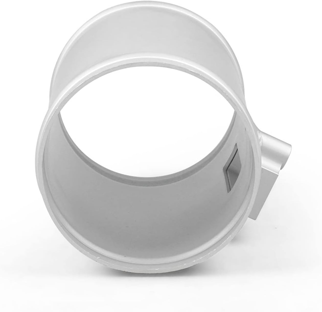 Mass Air Flow Sensor 76Mm Air Flow Sensor Adapter Intake Meter Mount Base Air Flow Adapter Compatible with Nissan Compatible with Compatible with Ford 3Inch image number 1