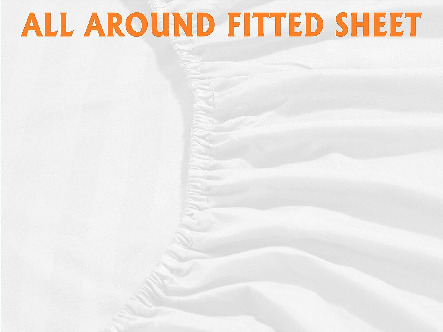 Elegant Comfort Softest & Coziest 4 Piece Sheet Set 1500 Thread Count Egyptian Quality Luxury Wrinkle Resistant 4 Piece Damask Sheet Set Double White image number 6