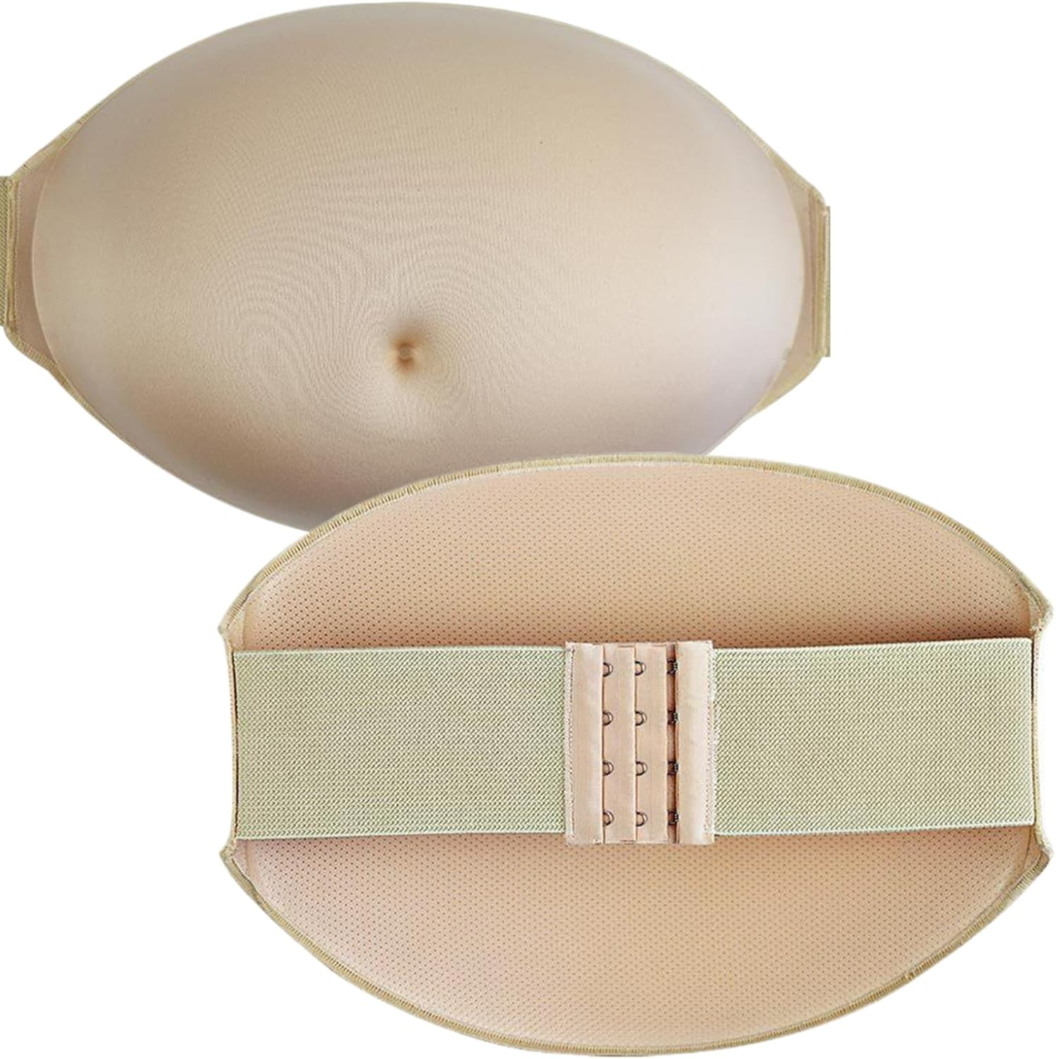 Pregnant Belly Lifelike Sponge Pregnancy Belly Comfortable Artificial Lightweight Maternity Photoshoot Props for Cosplay, Stage Performances - Style2 image number 3