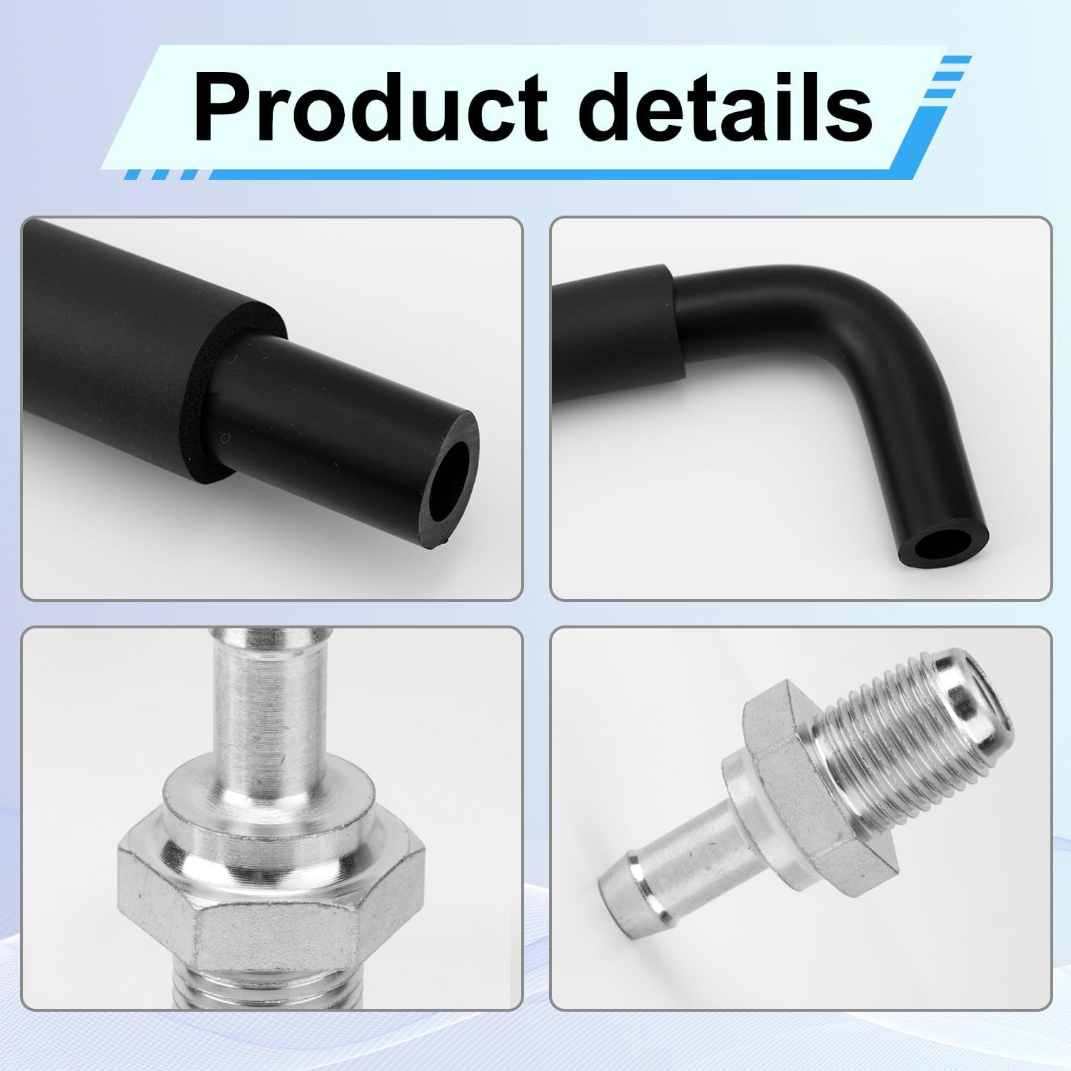 Engine PCV Valve and Hose Kit Accessories Compatible with Solara Matrix RAV4 TC XB Hs250H, Replacement Part # 12262-28021 Only for 2.4L 4CYL image number 1