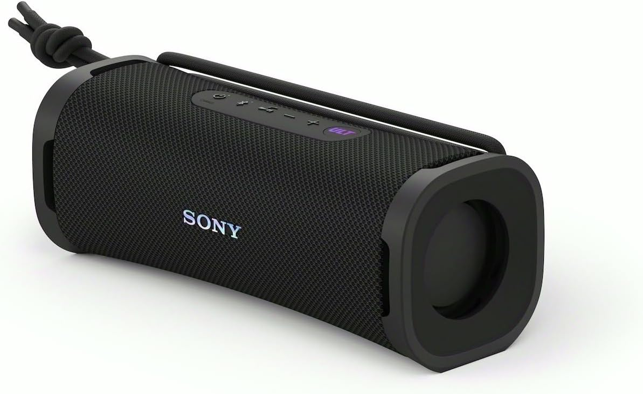 Sony ULT Field 1 Portable Bluetooth Speaker (SRSULT10B), Black - Enhanced Bass and High Volume Music Playback, up to 12 Hours Battery Life