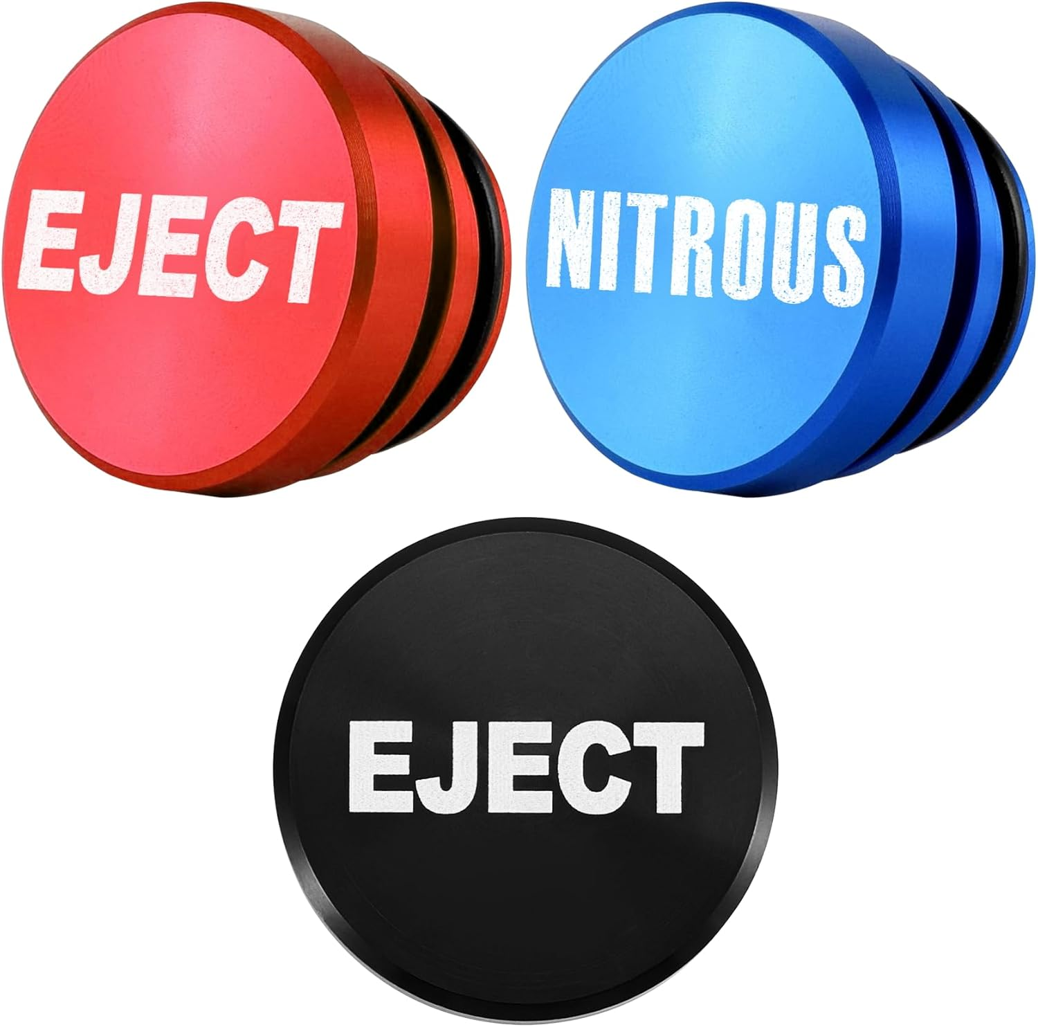 UYYE Cigarette Lighter Plug Billet Aluminum Dustproof Plug,Fire Missile Button,Car Interior Accessories Fits Most Automotive Vehicles and Boats with Standard 12 Volt Power Source,Red