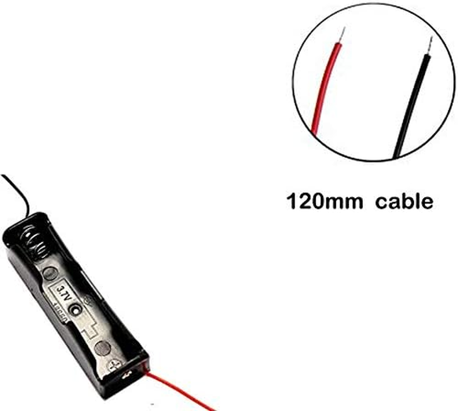 GTIWUNG Pack of 10 5V 1A USB Battery Charger Module Micro USB 5V 1A Charge Controller Lithium Li-Ion Battery Charger Lithium Charging Module + 6 Pieces 3.7 V 18650 Battery Holder with Wire Leads, image number 2