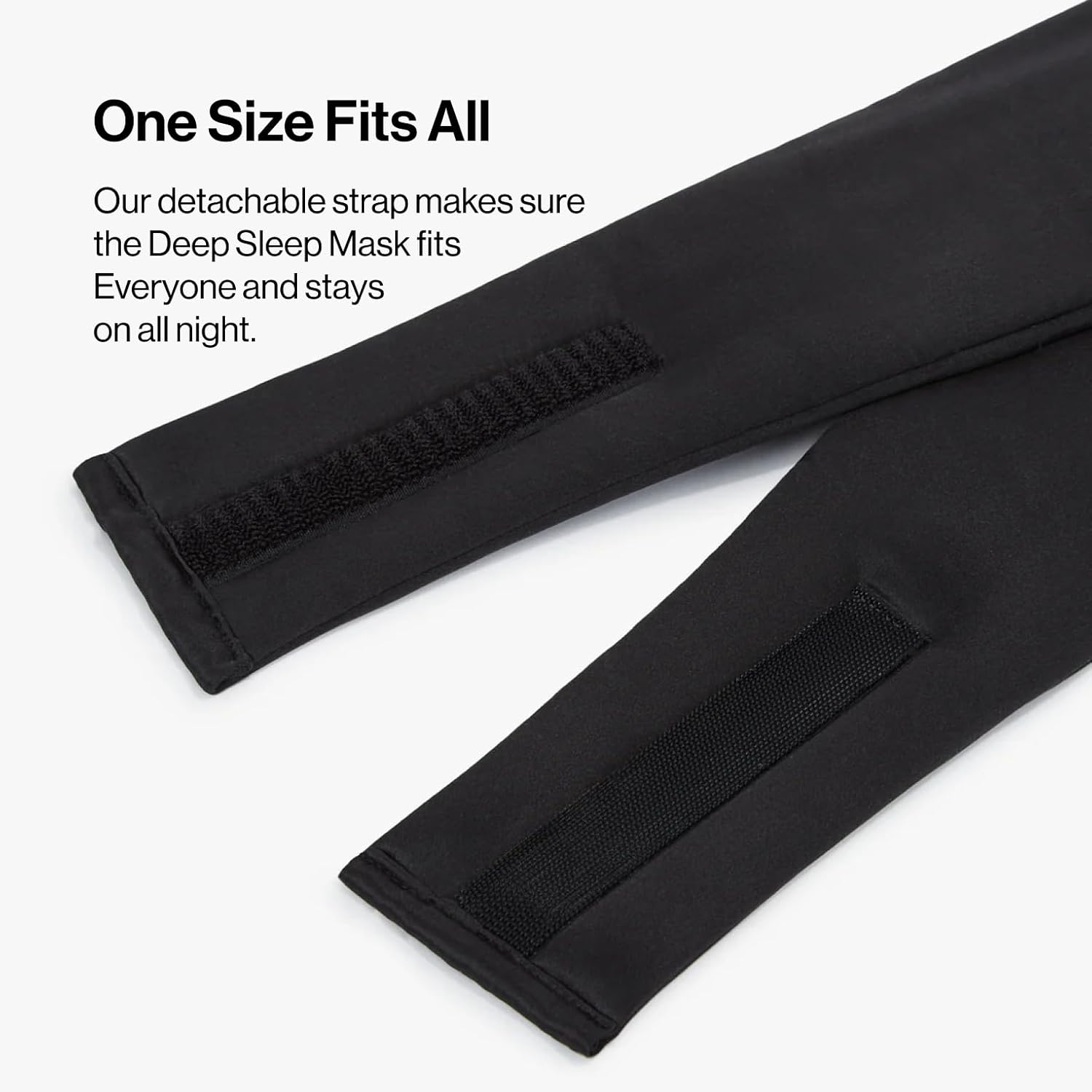 Dore & Rose Deep Sleep Mask Light Blocking, 23 Momme Mulberry Silk Eye Mask, Ultra Soft, Adjustable - Travel Sleeping Mask for Men & Women (Black) image number 4