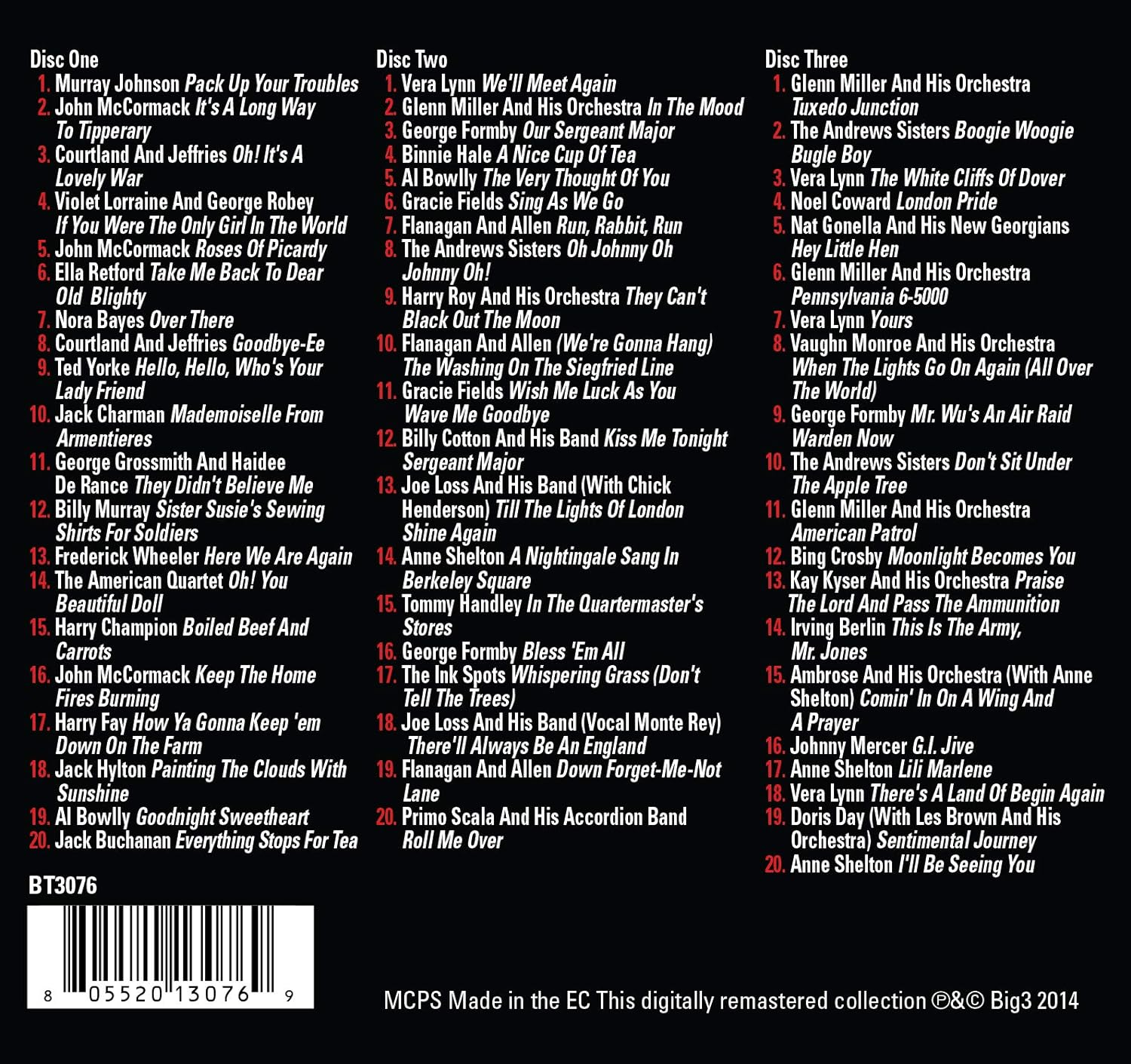 Great Songs from the War Years Var image number 3