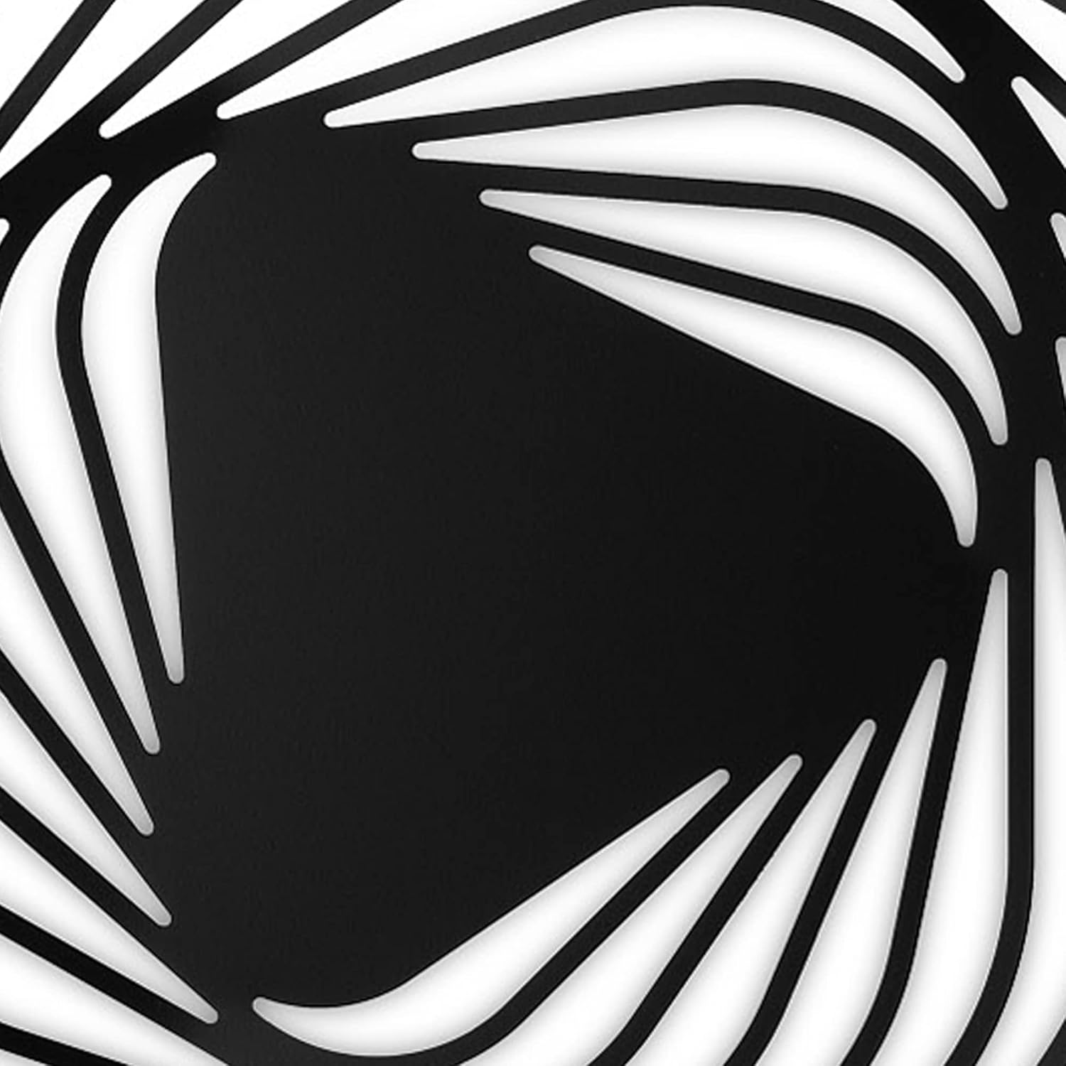 Alessi Trinity ACO03 B - Design Fruit Bowl, in Steel Colored with Epoxy Resin, Large, Black image number 3