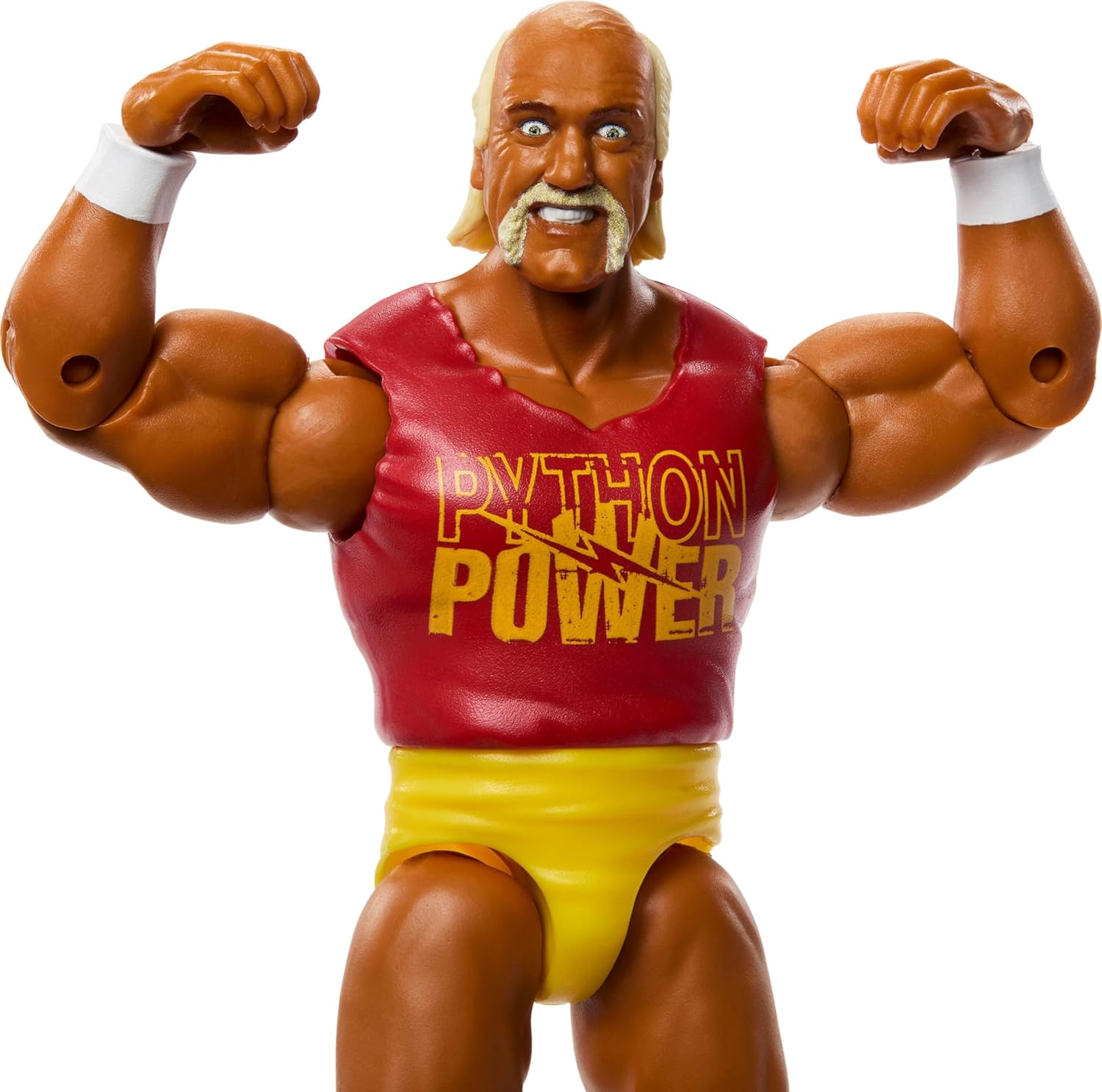 Mattel WWE Action Figure, 6-Inch Collectible Hulk Hogan with 10 Articulation Points & Life-Like Look image number 1