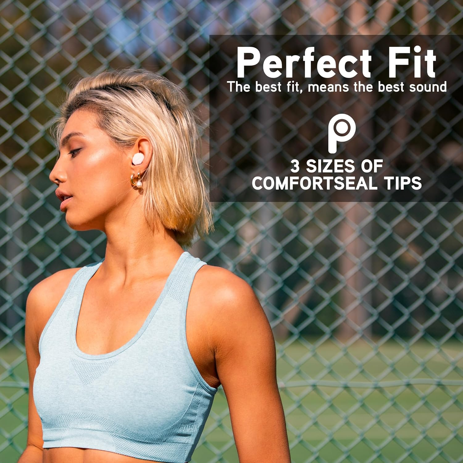 Blueant Pump Air Lite 2 True Wireless Bluetooth Earbuds, Sweatproof Sports Fit, Big Bass Sound, Clear Calls, All-Day Battery with Charging Case, Lightweight In-Ear Design, Black - White image number 5