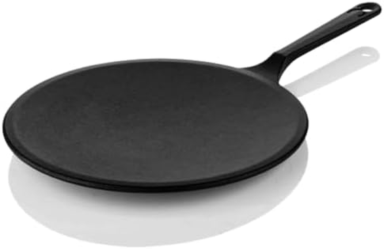 Roca Cast Iron Roti Tawa, Pre-Seasoned High Grade Cast Iron Tava, Crepe Pan image number 1