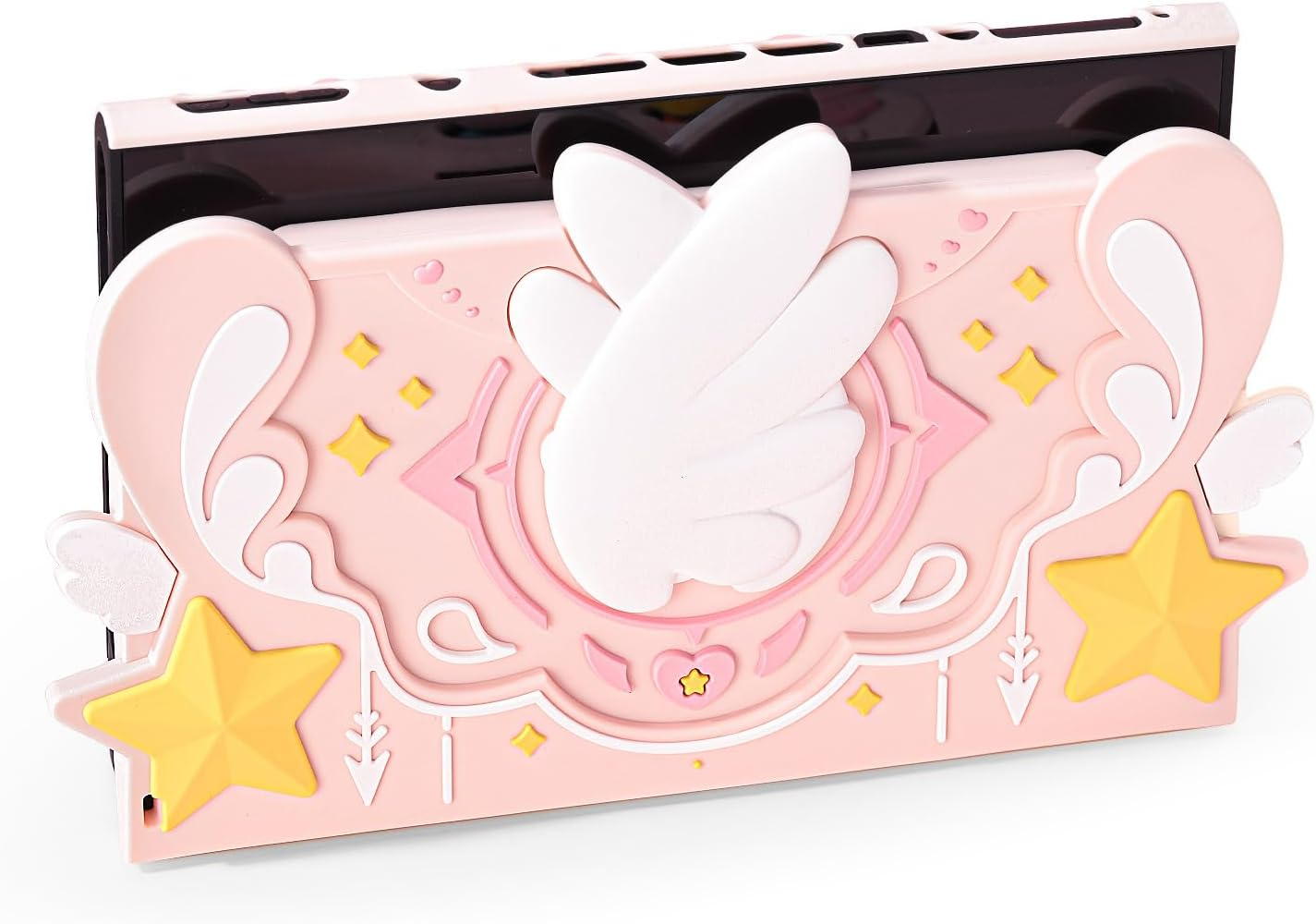 Geekshare Soft Silicone Faceplate Cover Compatible with Switch 2 Charging Dock, Star Wings Series Soft Faceplate Protector - Anti-Scratch Dock Cover with Precise Cutouts image number 6