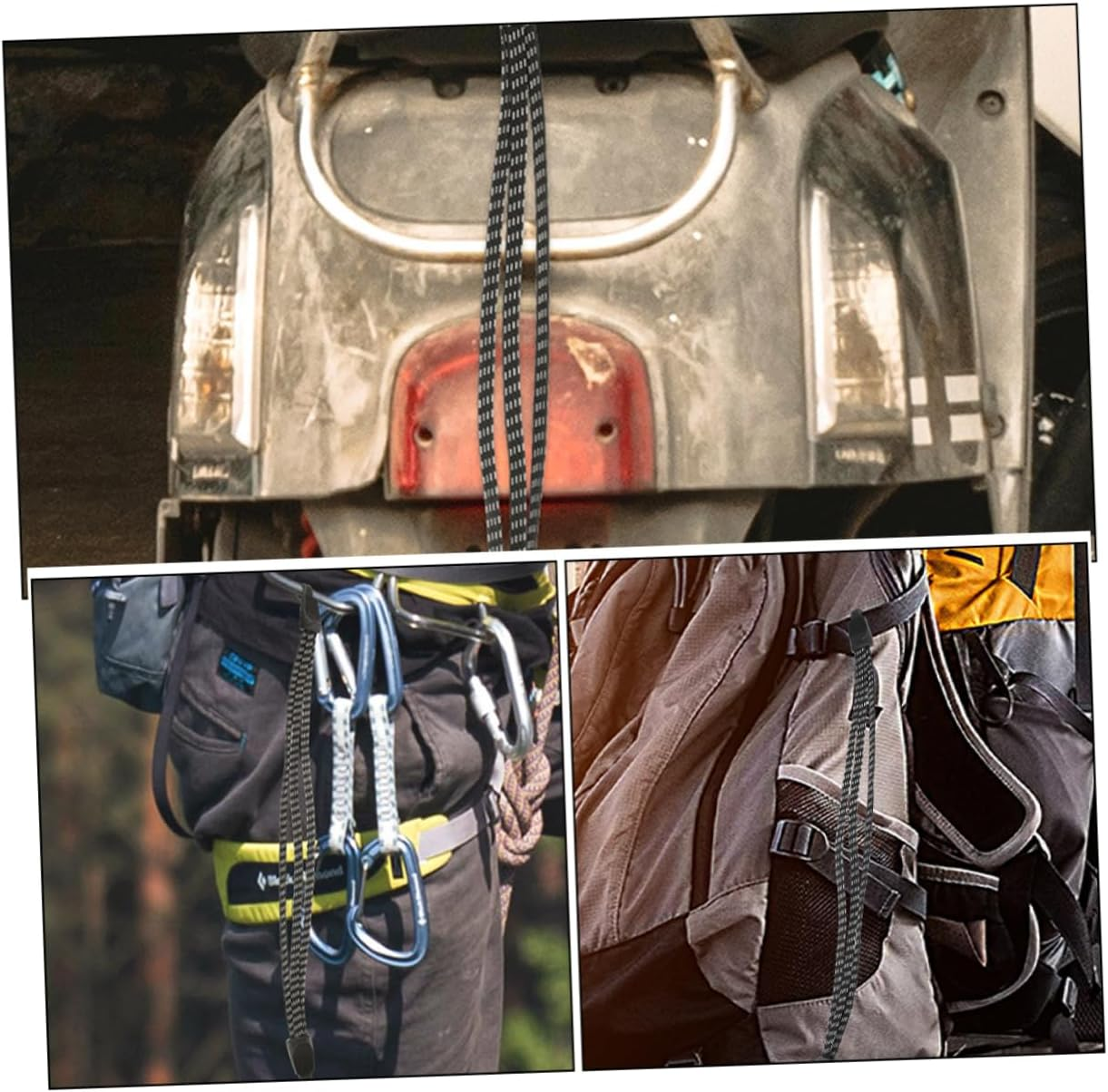 Toddmomy 2Pcs Luggage Strap Lashing for Suitcases Elastic Strap Belt for Camping Luggage Wear-Resistant Fixing image number 5