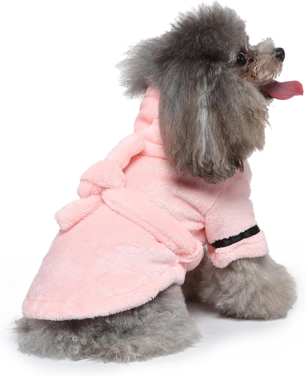 Pet Bathrobe, Quick Drying Super Absorbent Dog Bathrobe for Large Medium Small Dogs image number 5