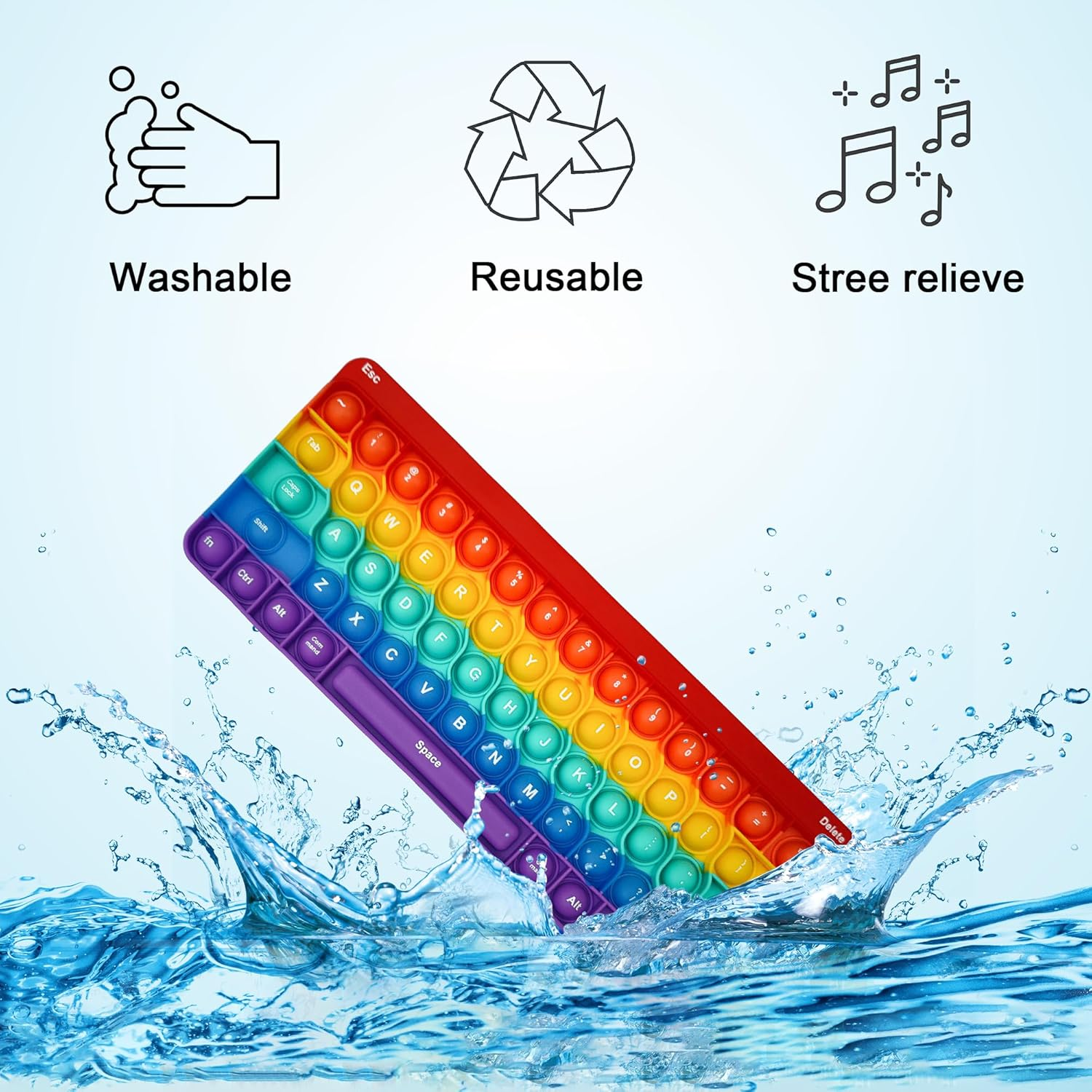 Pop Fidget Toy Keyboard image number 5